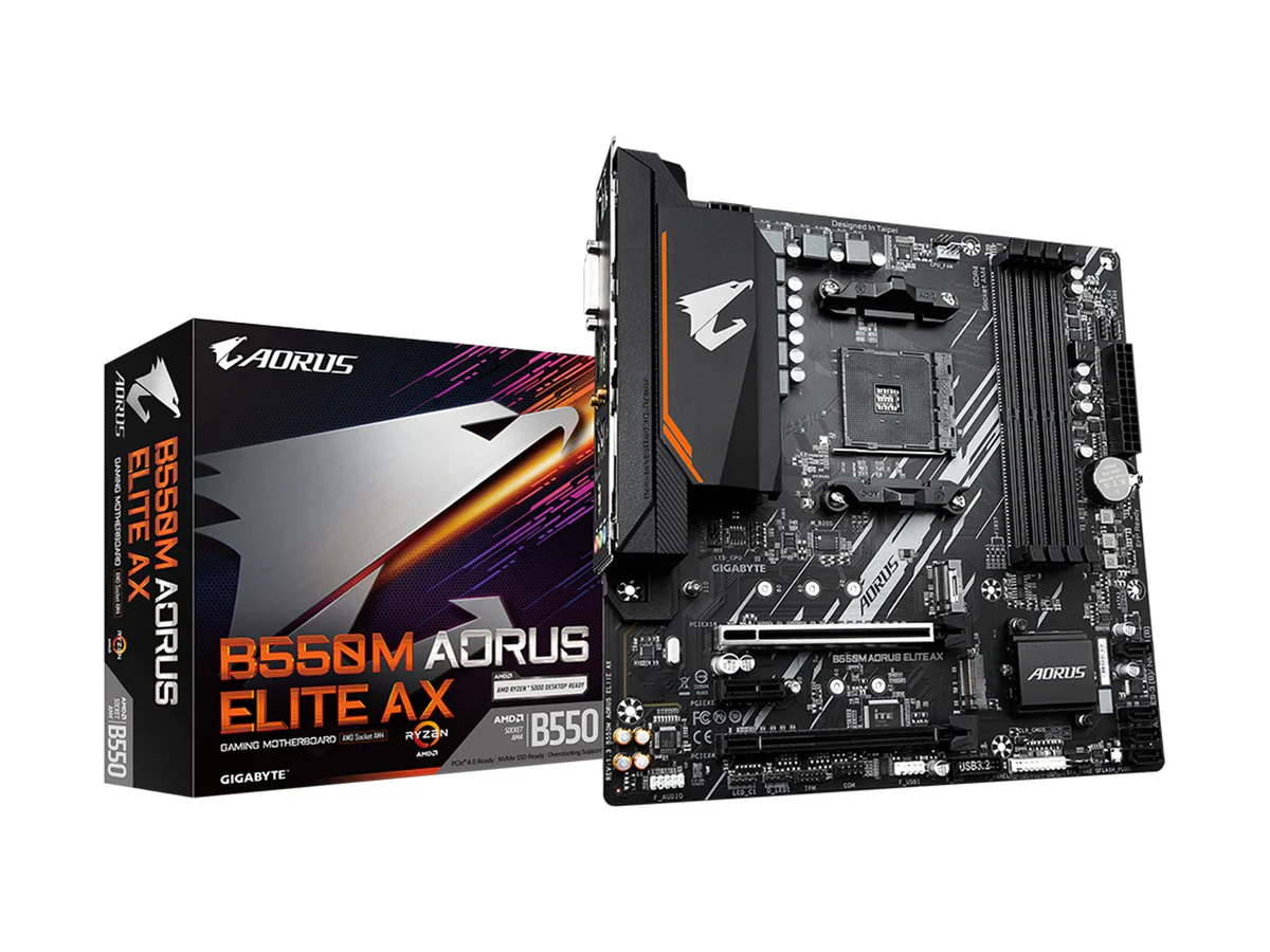 GIGABYTE B550M AORUS Elite AX (rev 1.3) Motherboard
