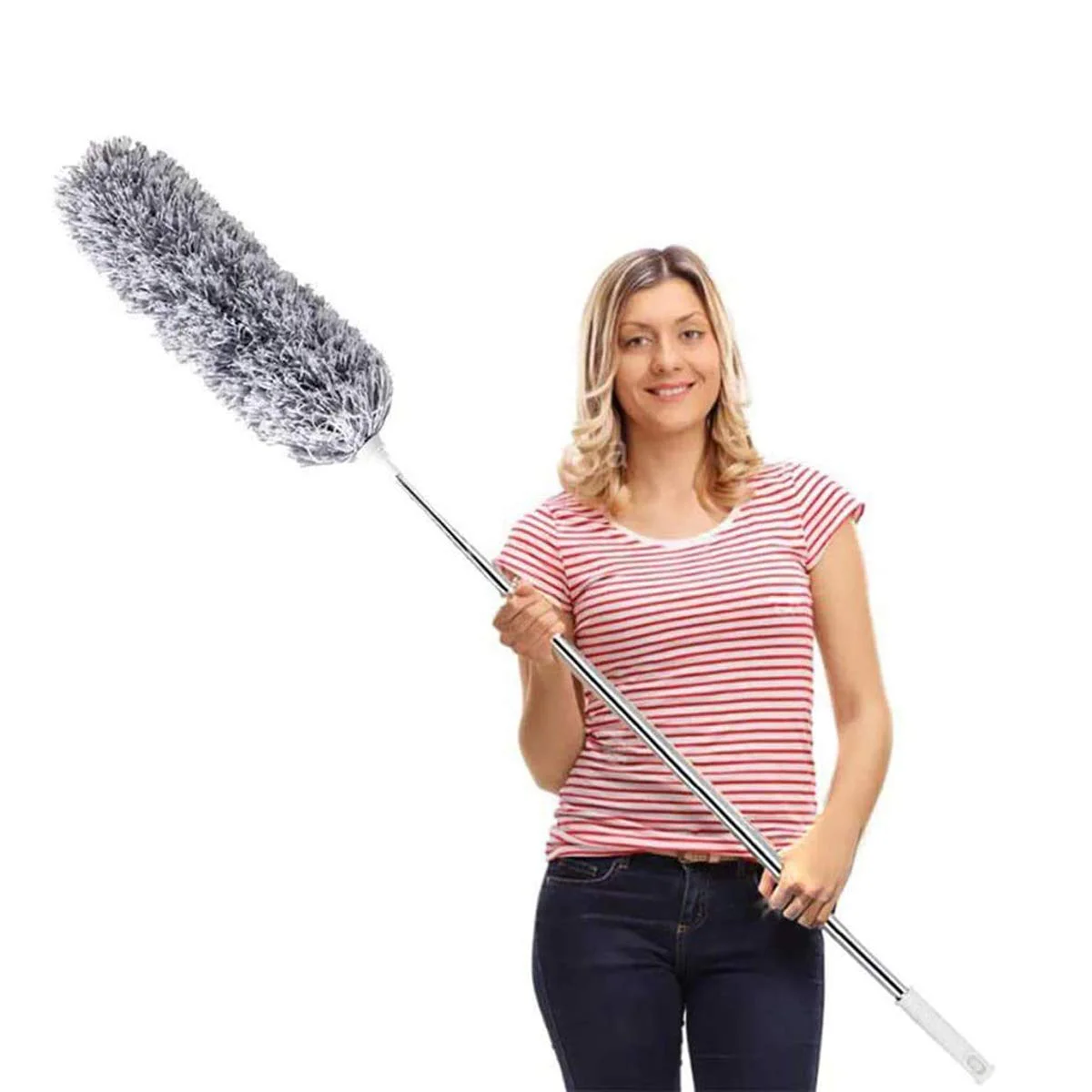 DELUX Extendable Microfiber Feather Duster