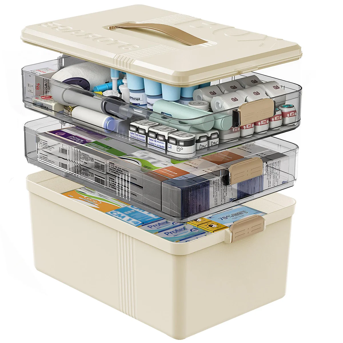 Gifhomfix Portable Craft Storage Organizer Box