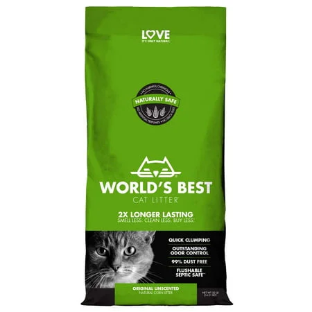 WORLD'S BEST CAT LITTER Clumping Unscented