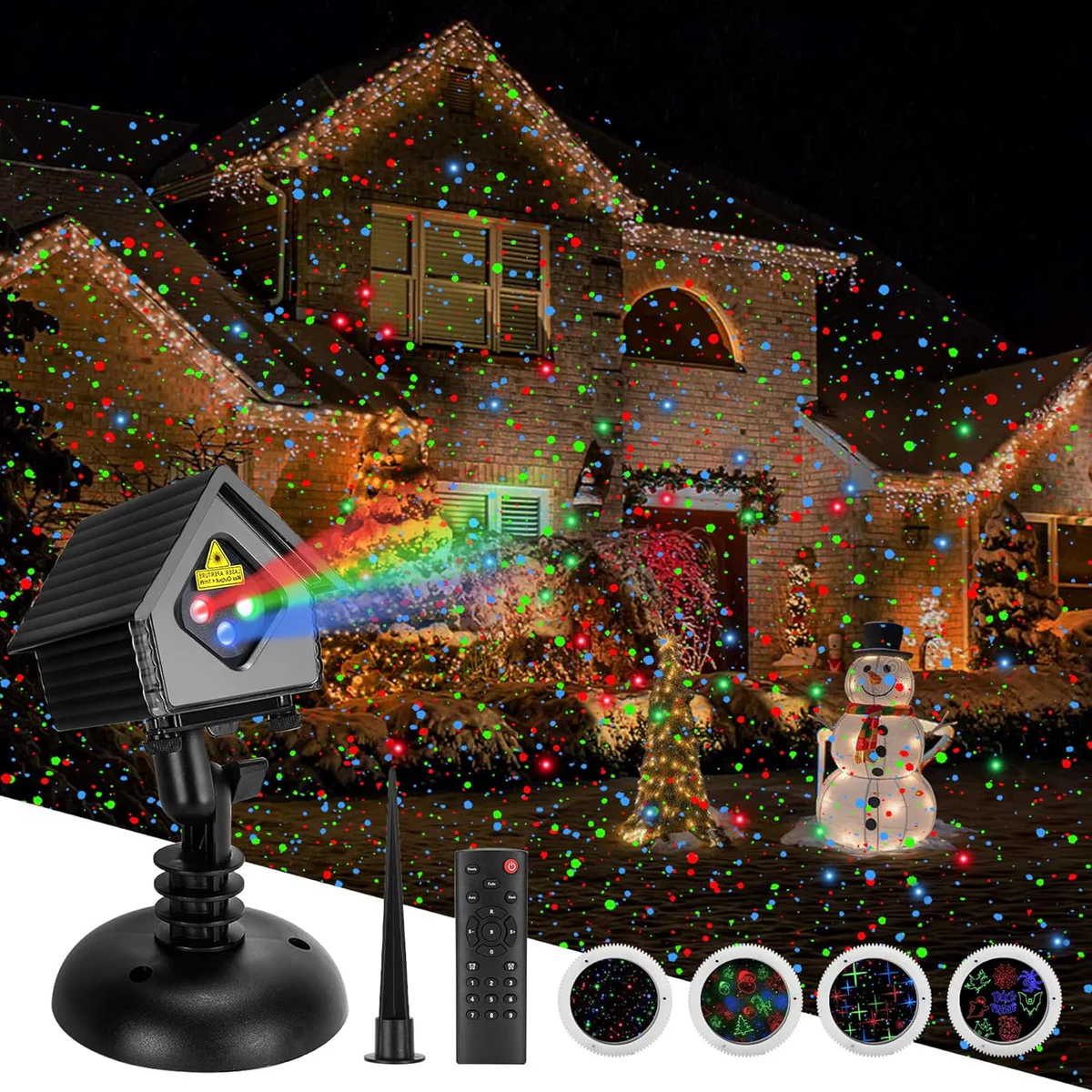GREHELP Christmas Projector Lights Outdoor