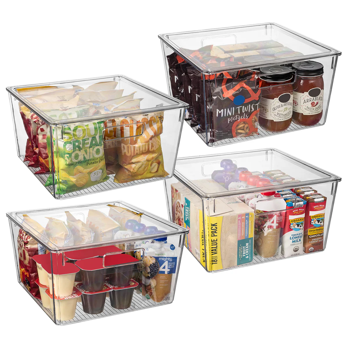 ClearSpace Stackable Storage Bins