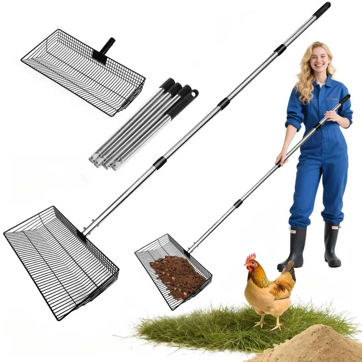 AnNowshua Ling Chicken Manure Scooper