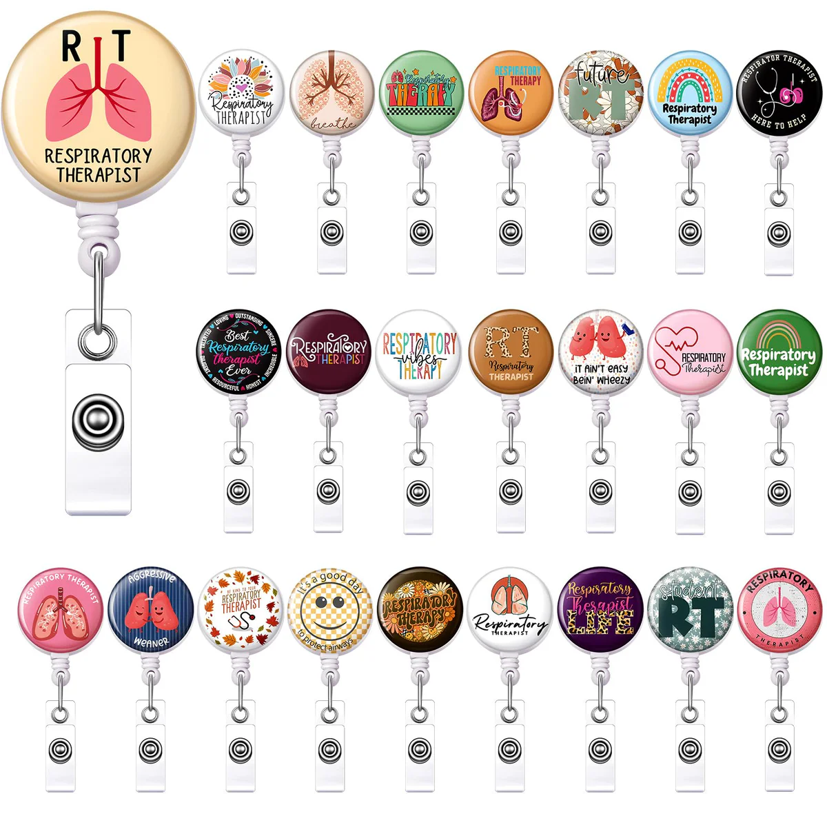 Geyoga Respiratory Therapist Badge Reel