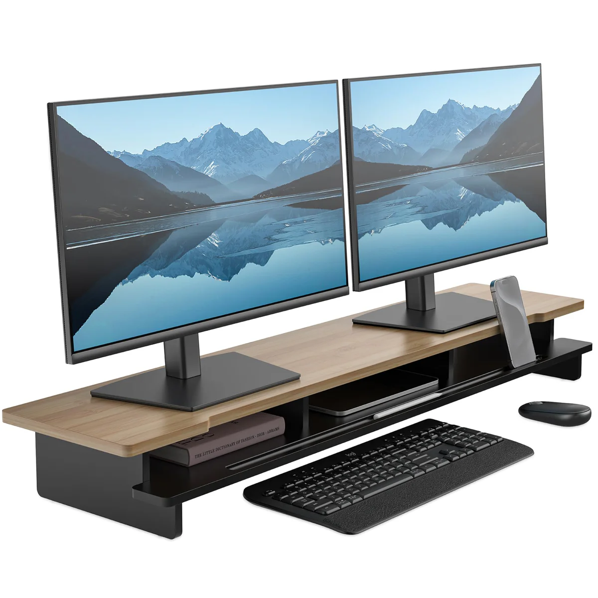 WELL WENG Dual Monitor Riser