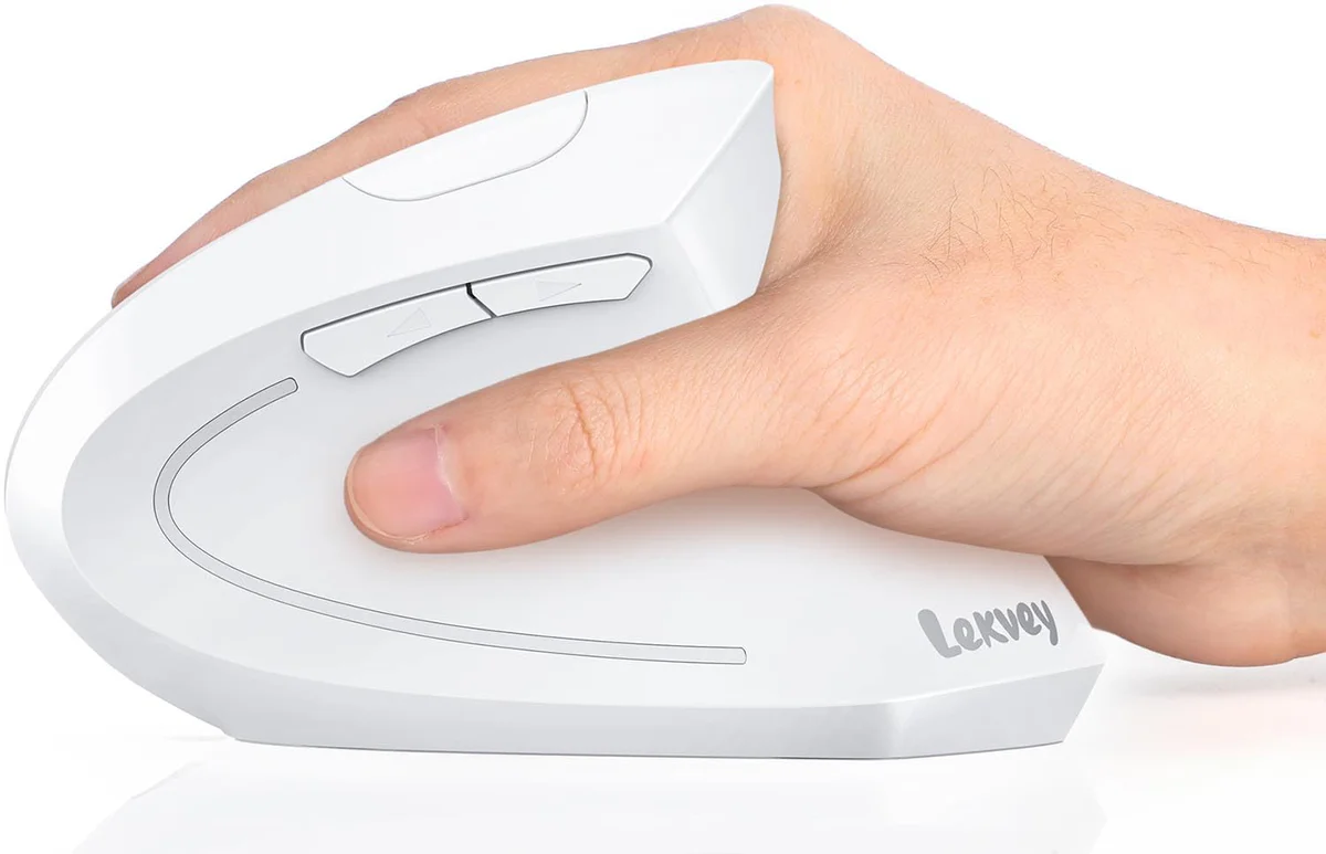 Lekvey Ergonomic Vertical Wireless Optical Mouse