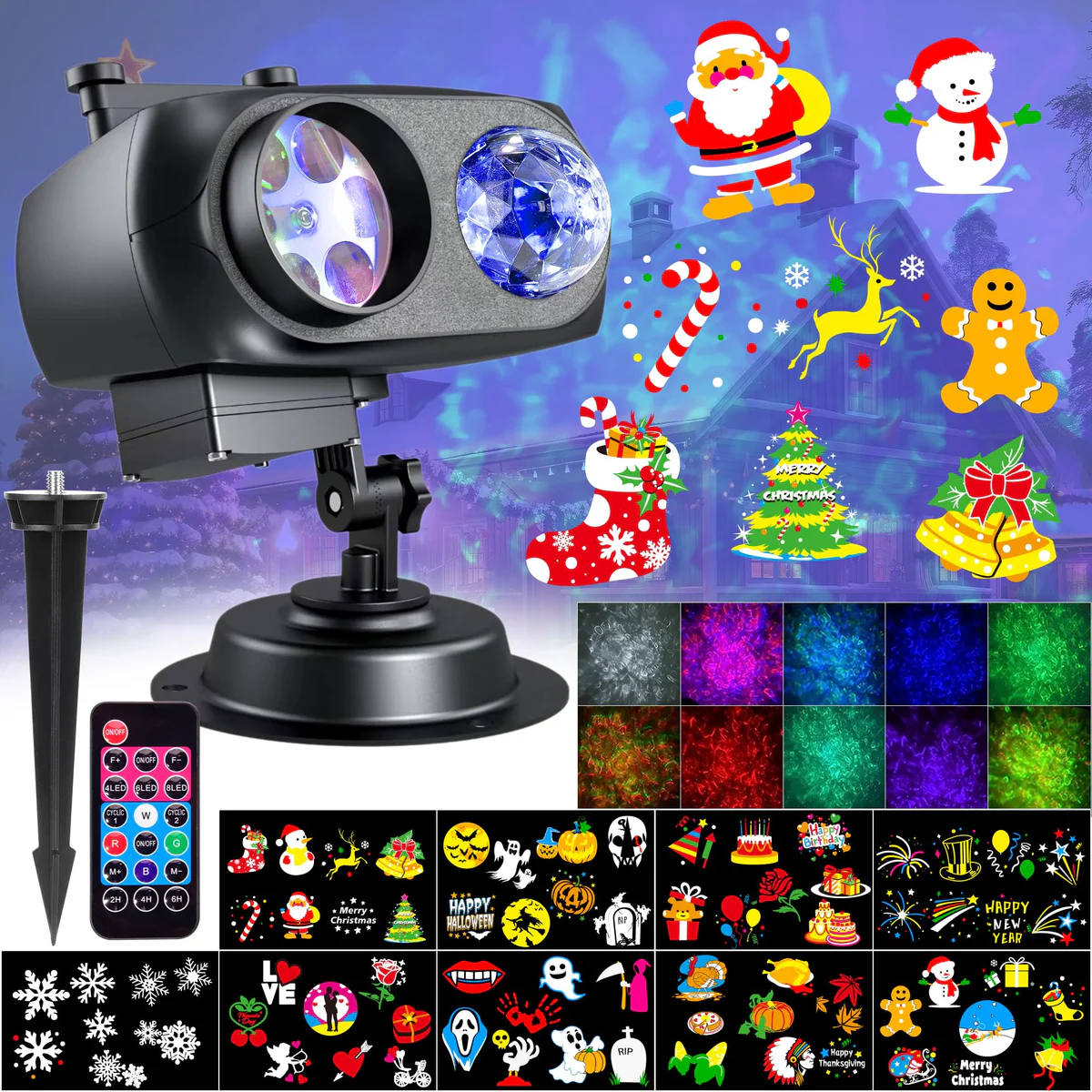 Nazuwke Holiday Projector Light