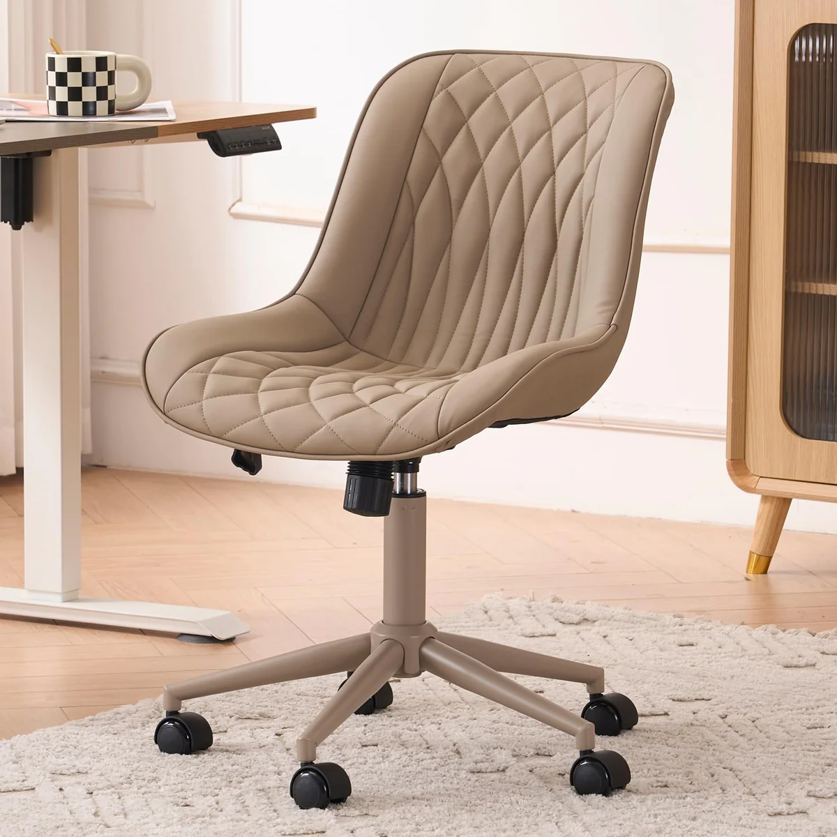 YOUNIKE Ergonomic Faux Leather Office Chair
