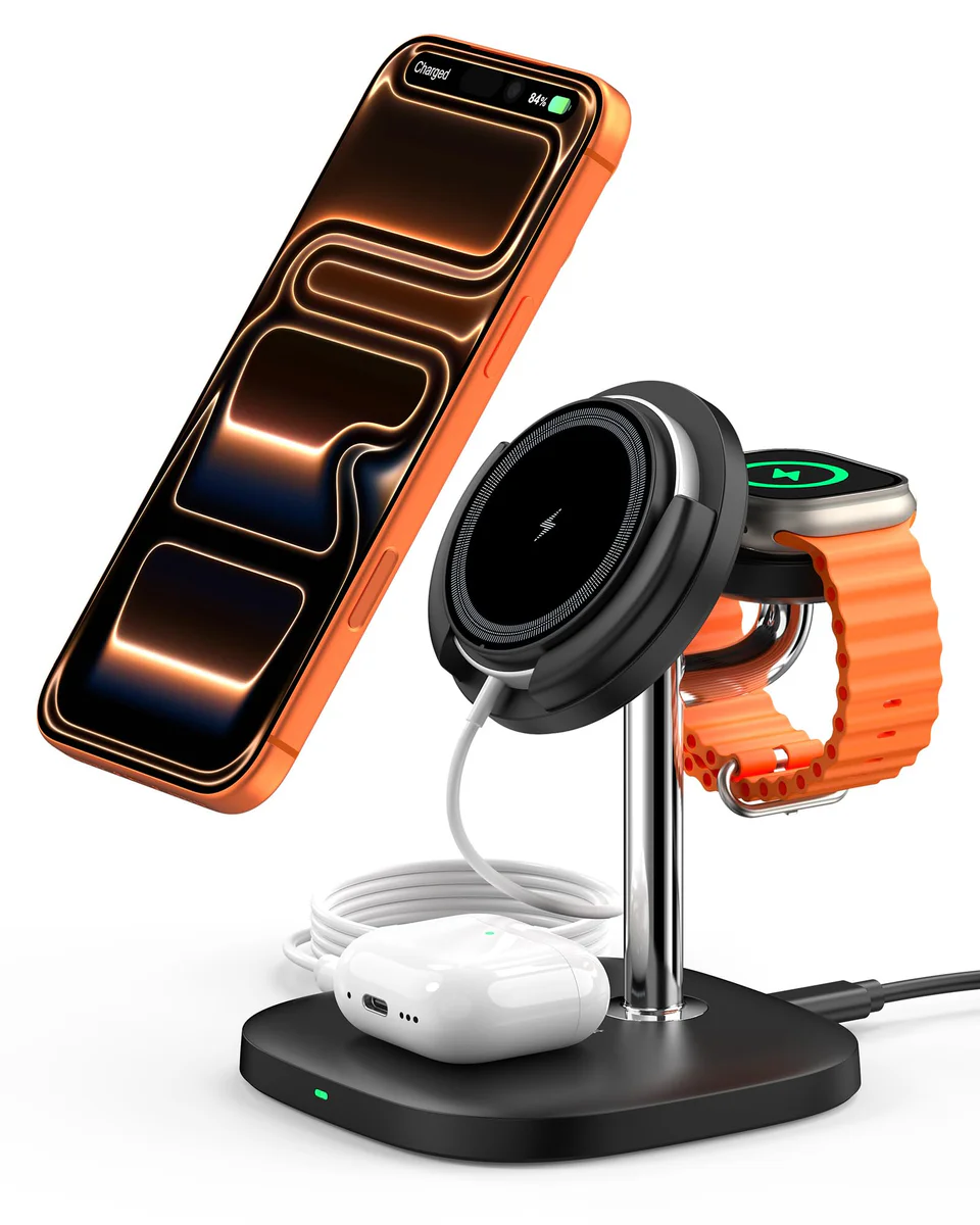 SwanScout 3-in-1 Magnetic Wireless Charging Stand