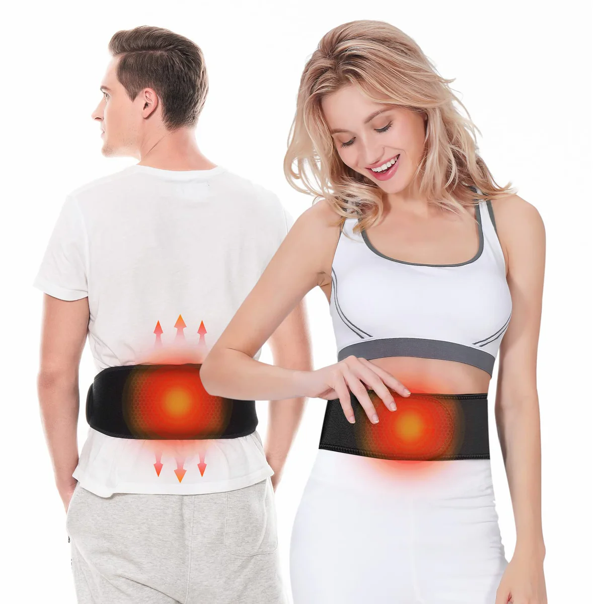 GRAPHENE TIMES Cordless Back Heating Pad Wrap