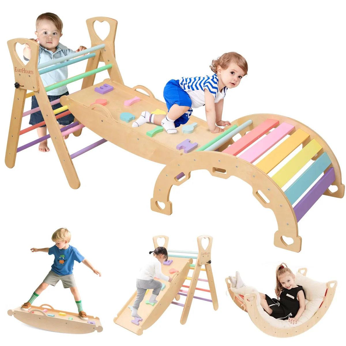 Earthearts Pikler Triangle Climber Set