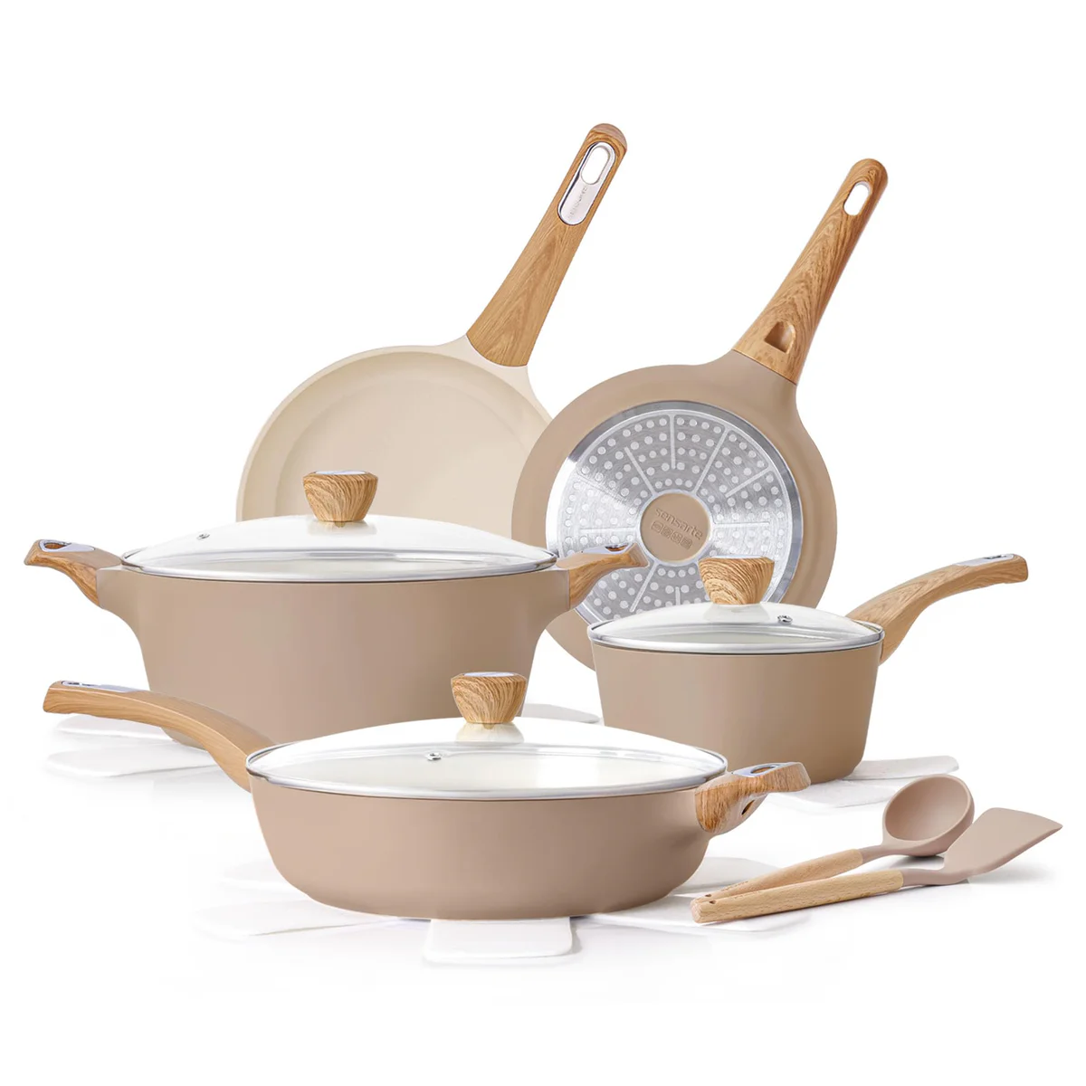 SENSARTE Nonstick Cookware Set