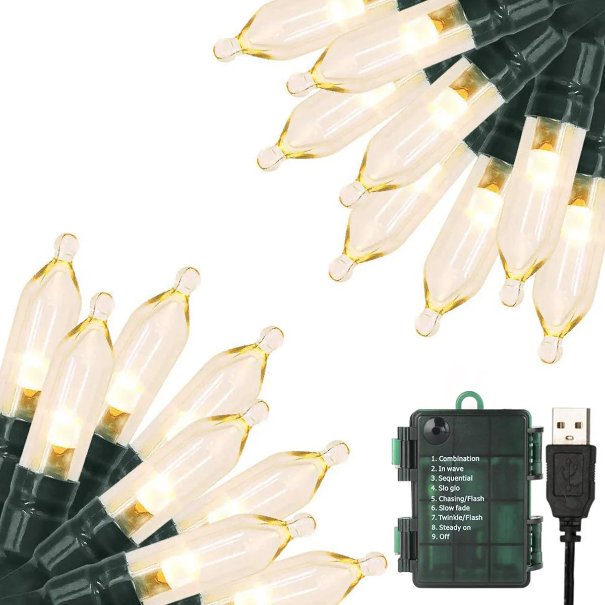 Green Convenience LED String Lights