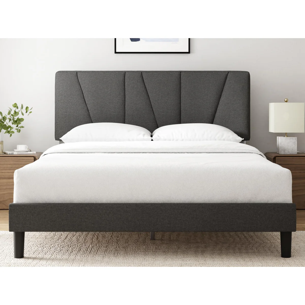 ZINUS Maya Upholstered Bed Frame