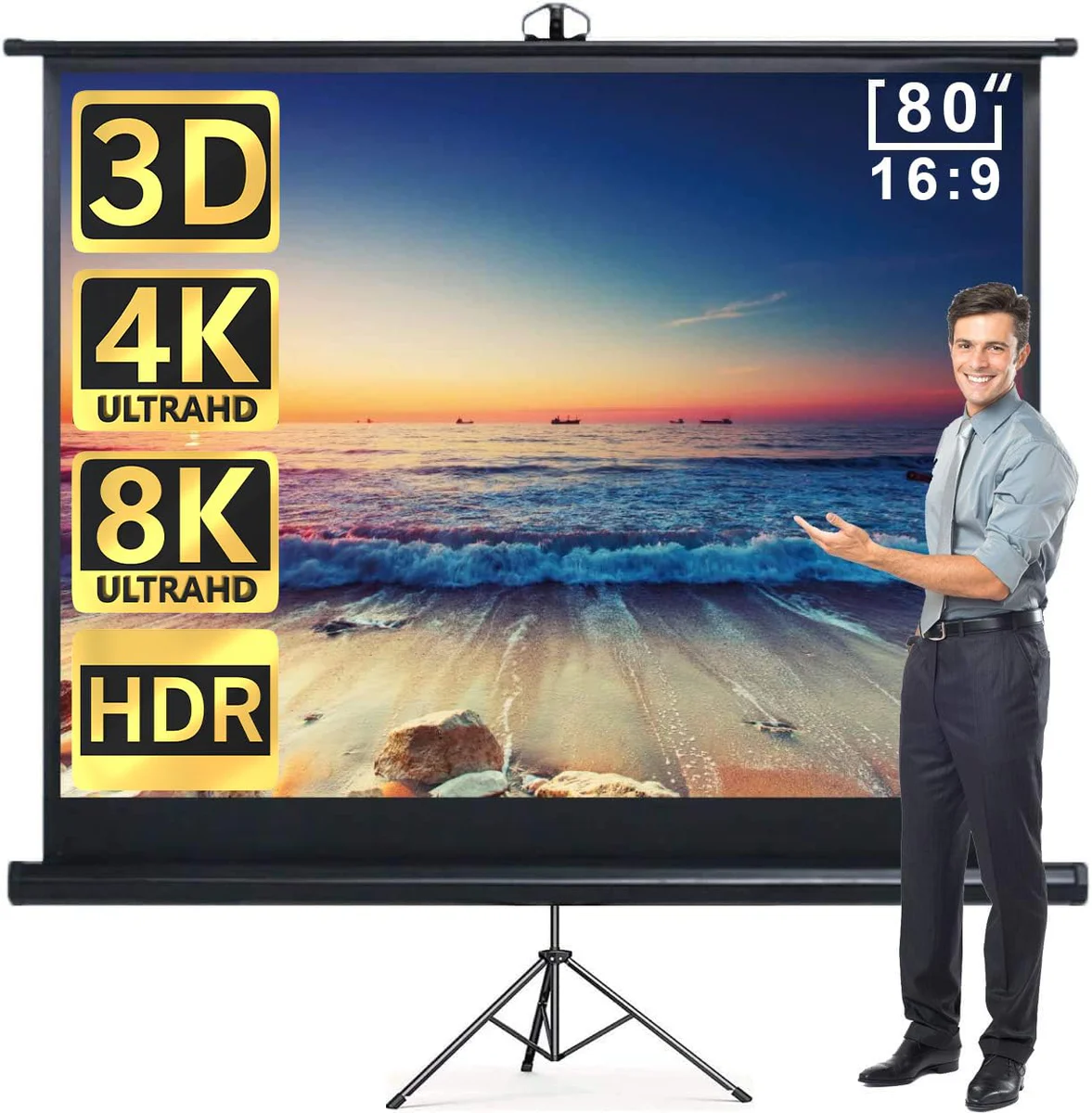 Aoxun Projector Screen 