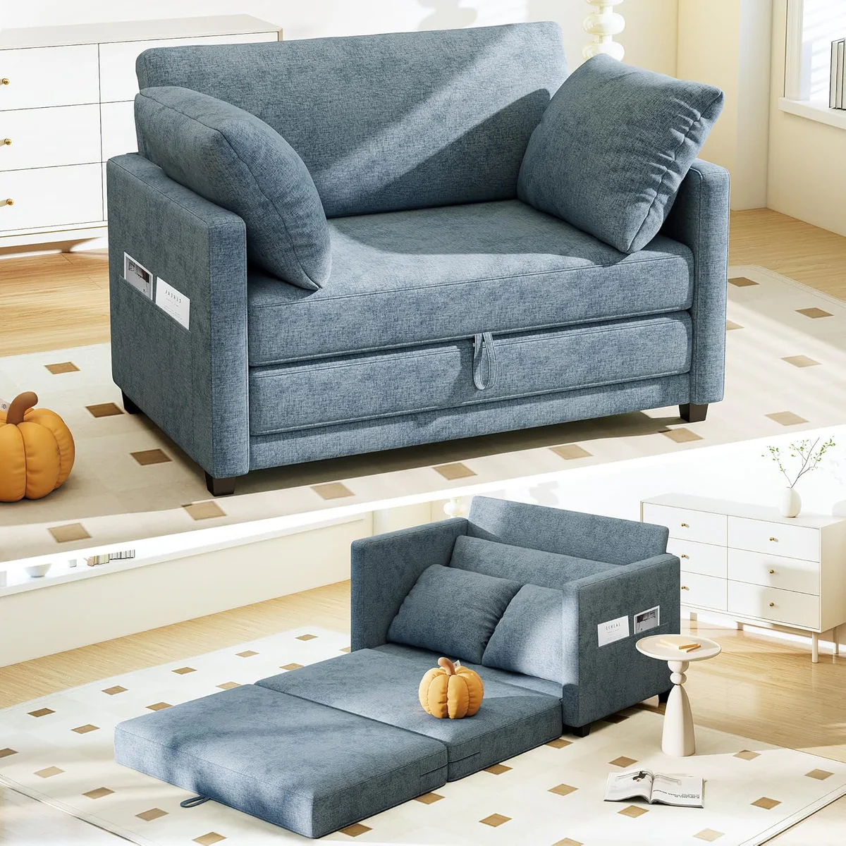 Myroyalsit Convertible Loveseat Sofa