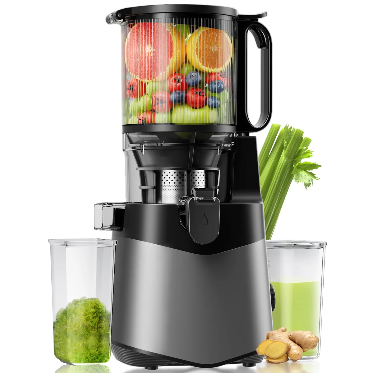 EanOruus Slow Masticating Juicer Extractor