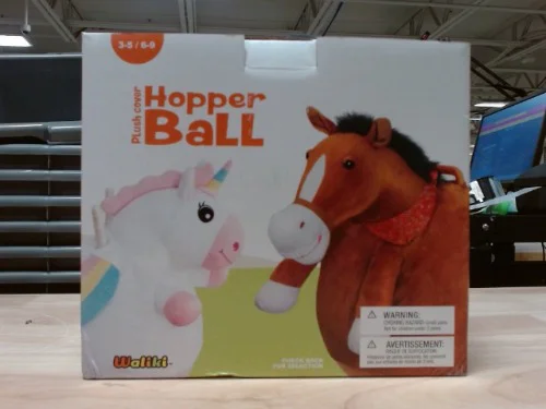 WALIKI Horse Hopper Ball Inflatable Bouncy Ride-on Toy