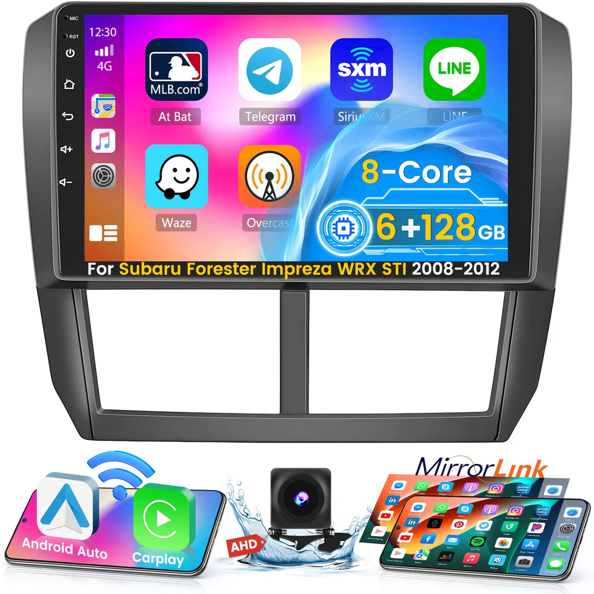 Roinvou Android Car Radio with Wireless Carplay Android Auto