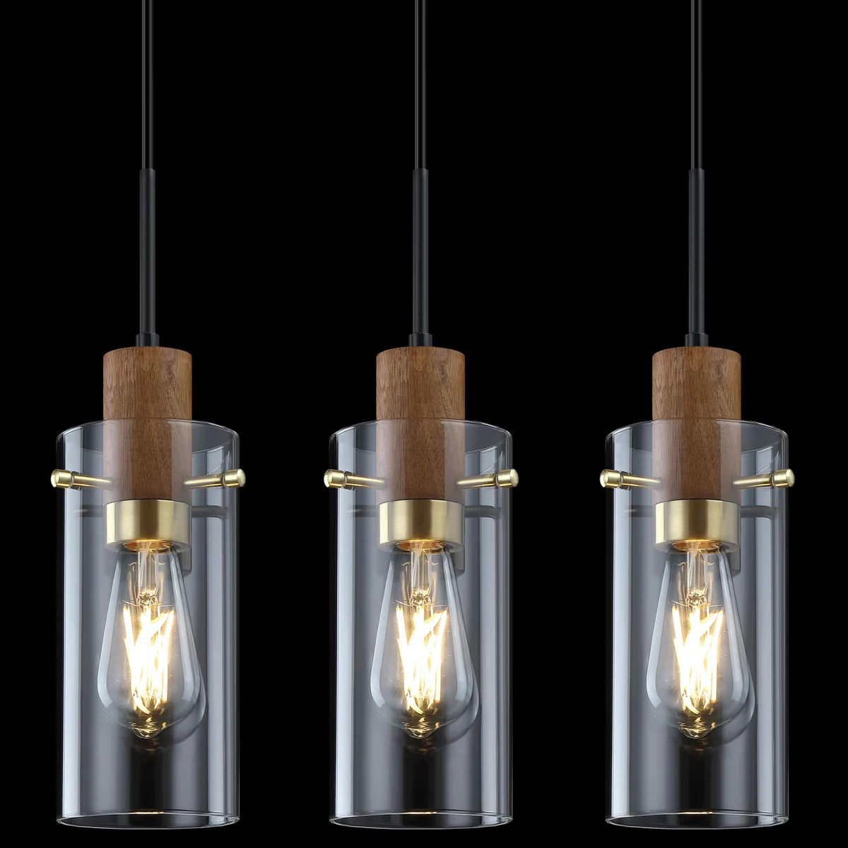 RAINLIGHTING Modern Industrial Farmhouse Hanging Kitchen Island Pendant Ceiling Light Fixtures