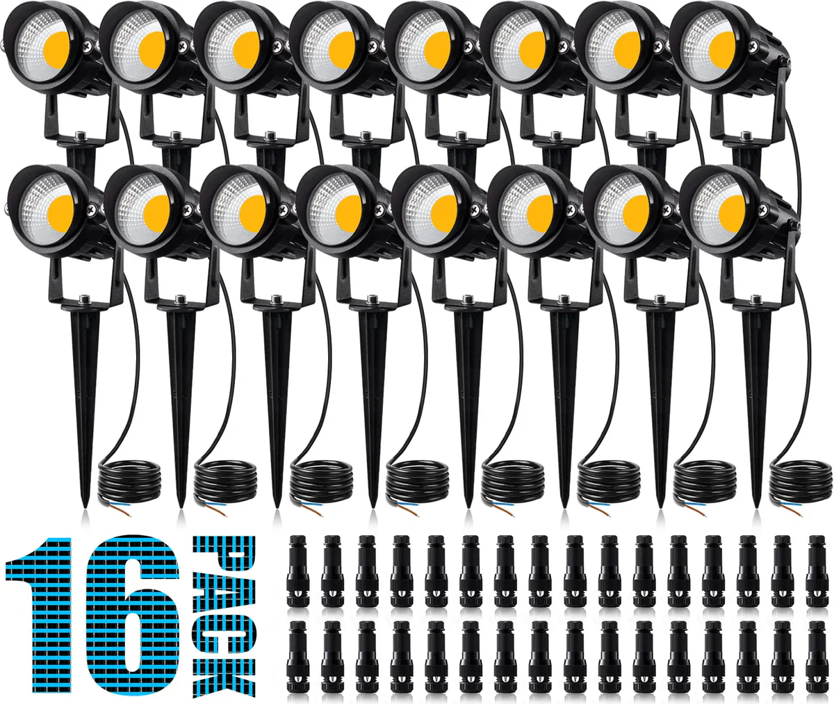 SUNVIE Low Voltage LED Landscape Lights, 12W