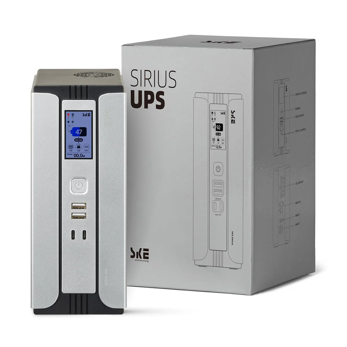 SKE Sirius UPS Battery Backup Surge Protector