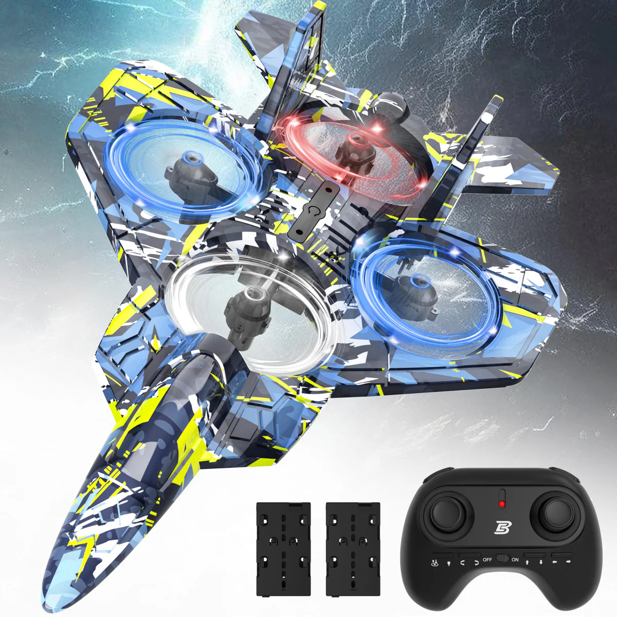 BEZGAR HQ057X RC Fighter Jet Drone