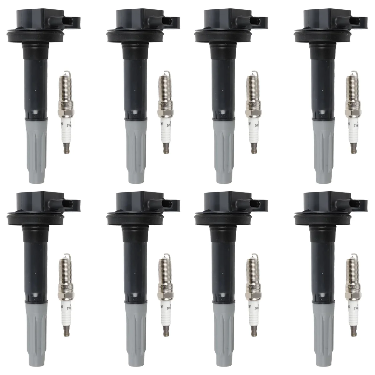 YOMALL UF824 Ignition Coils & Iridium Spark Plugs Kit