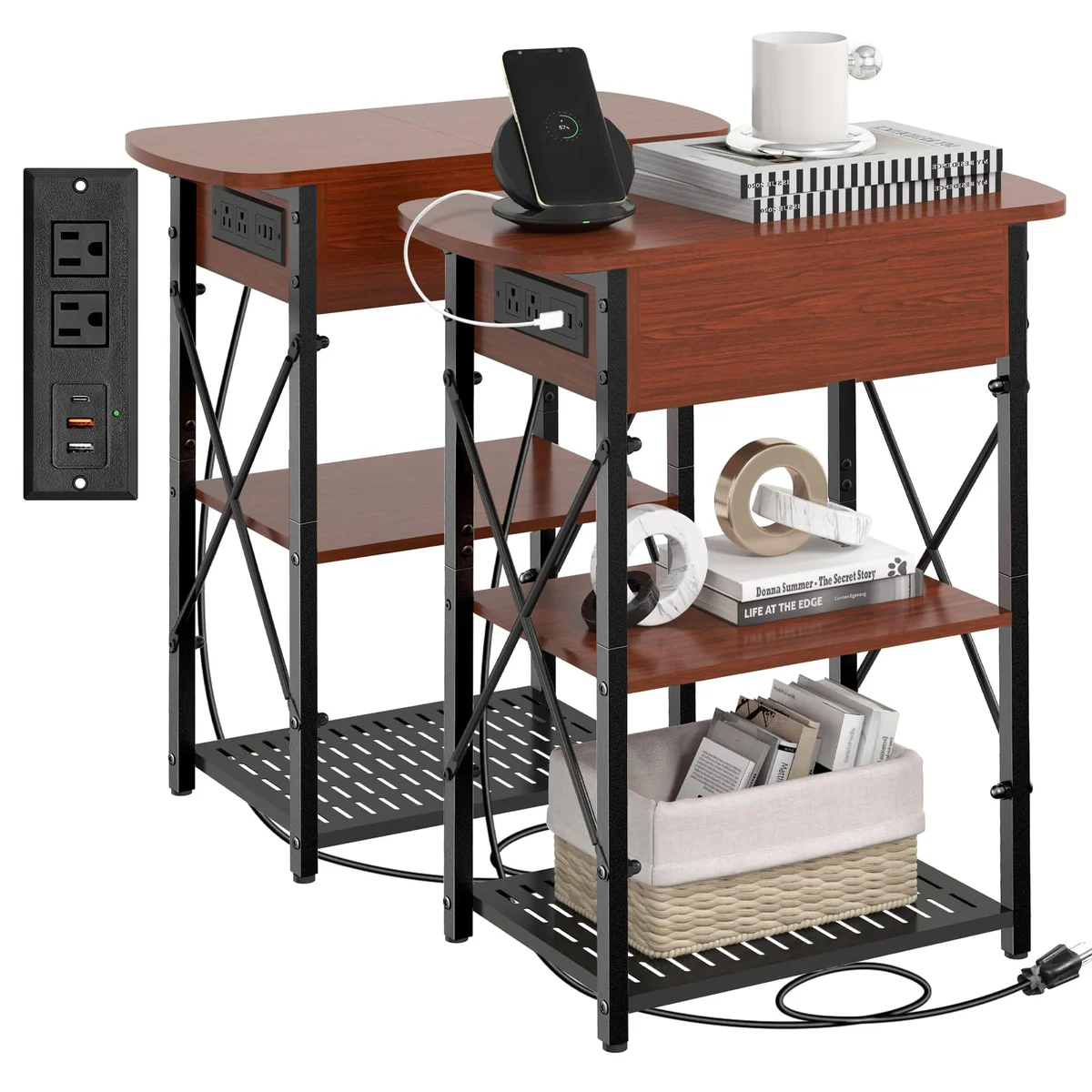 Livofloral Narrow End Table 