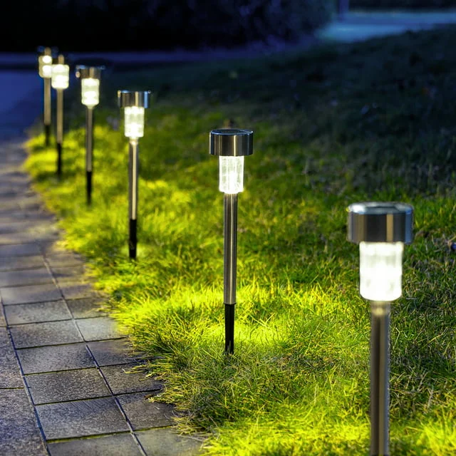 GIGALUMI Solar Powered Pathway Lights