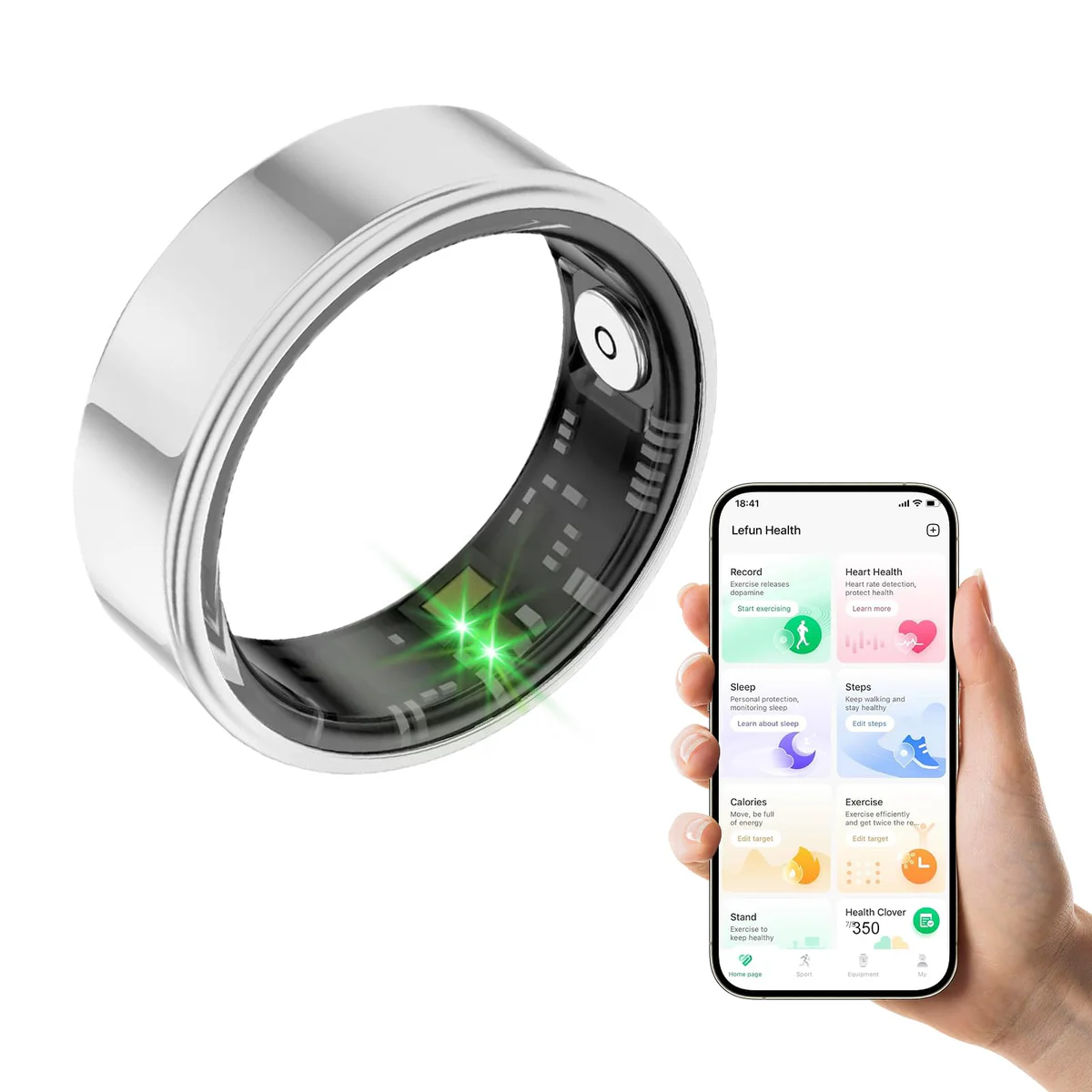 MERNEUO Health Tracker Ring - Sleep & Activity Monitor