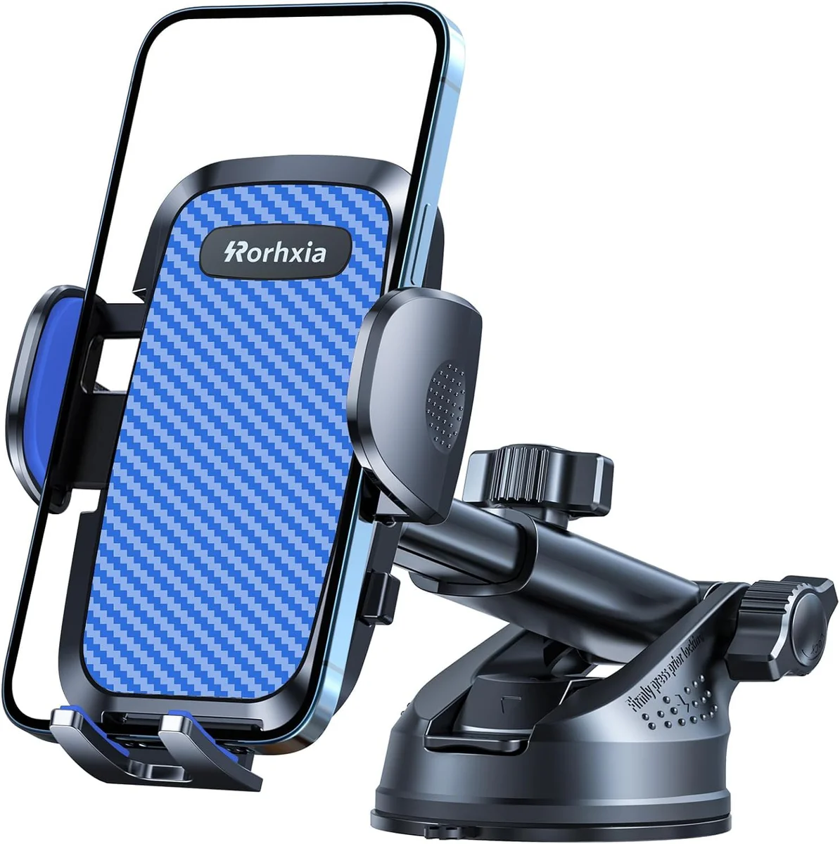 Rorhxia 3-in-1 Car Phone Mount Suction Cup Vent Dashboard
