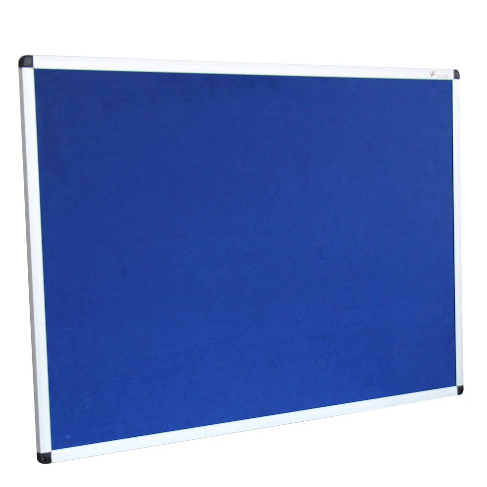  VIZ-PRO Notice Board Felt Blue