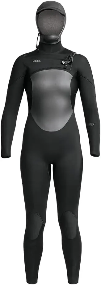 XCEL Women's Axis Hooded Front Zip Full Wetsuit