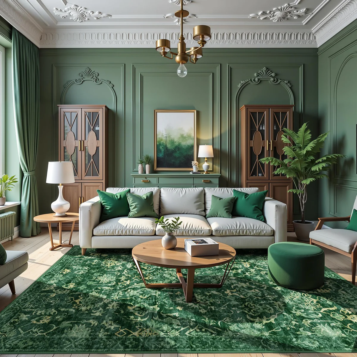 Deerly Vintage Distressed Area Rug