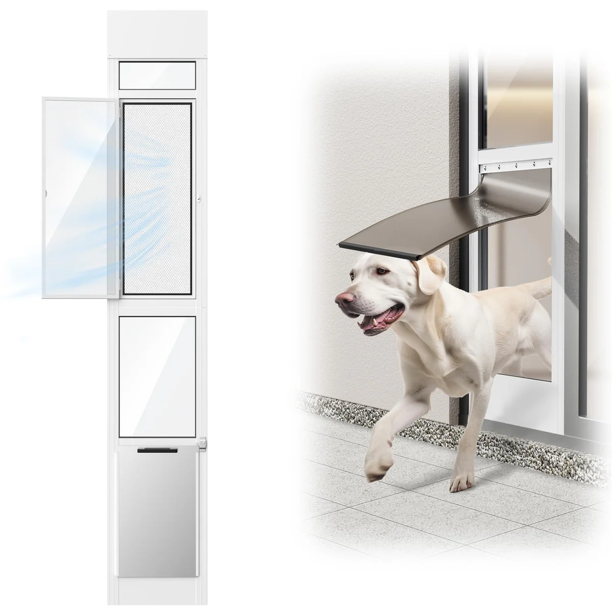 FurrFinesse Sliding Glass Pet Door