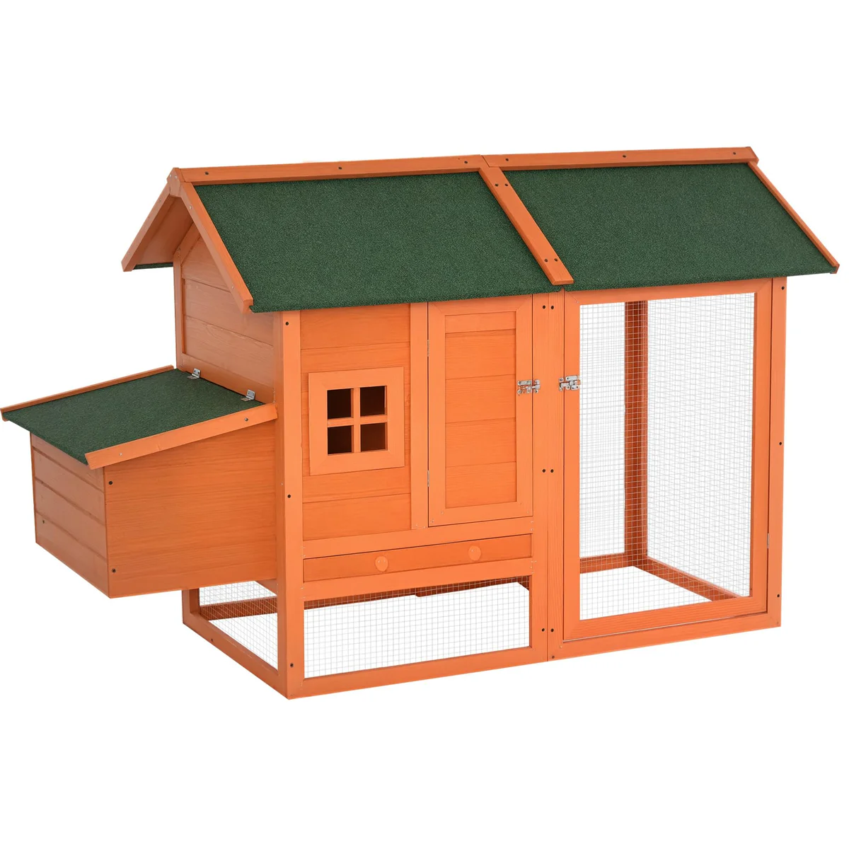 PawHut Wooden Chicken Coop