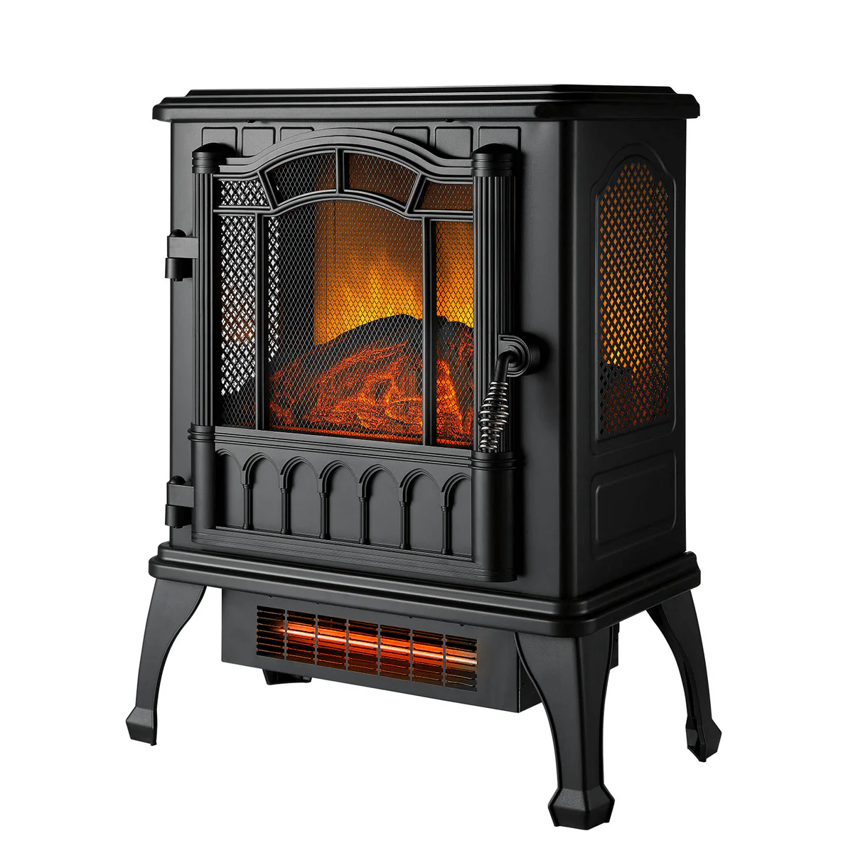 Mainstays Freestanding Electric Fireplace Stove Heater