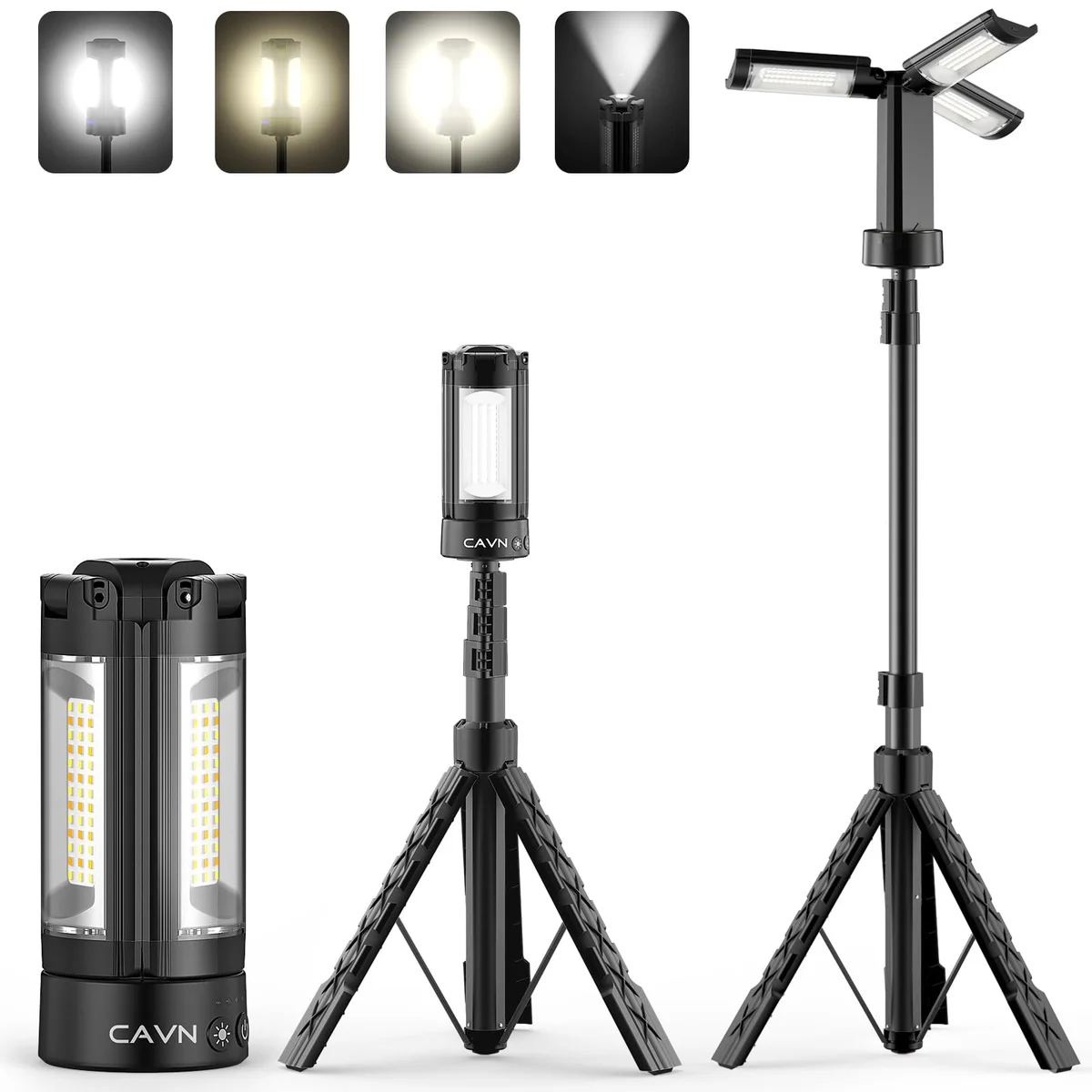 CAVN LED Camping Light with Tripod Stand