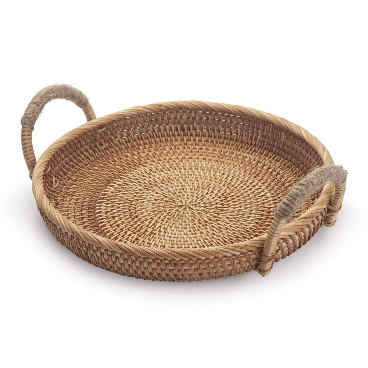 DECRAFTS Rattan Serving Tray 