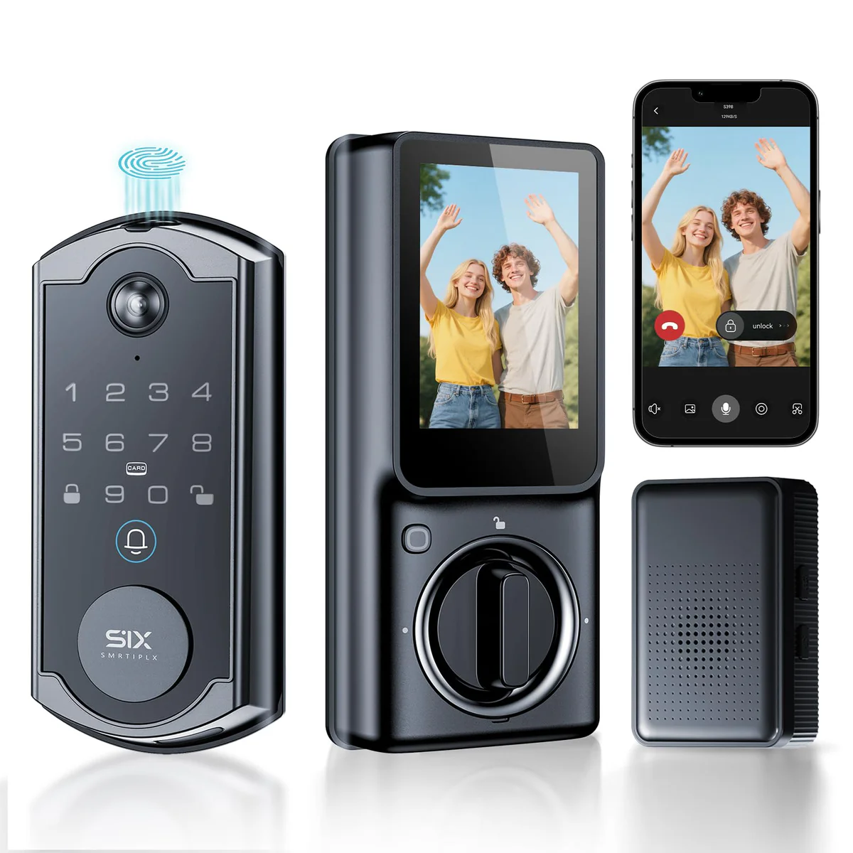 SMRTIPLX Smart Biometric Fingerprint Door Lock