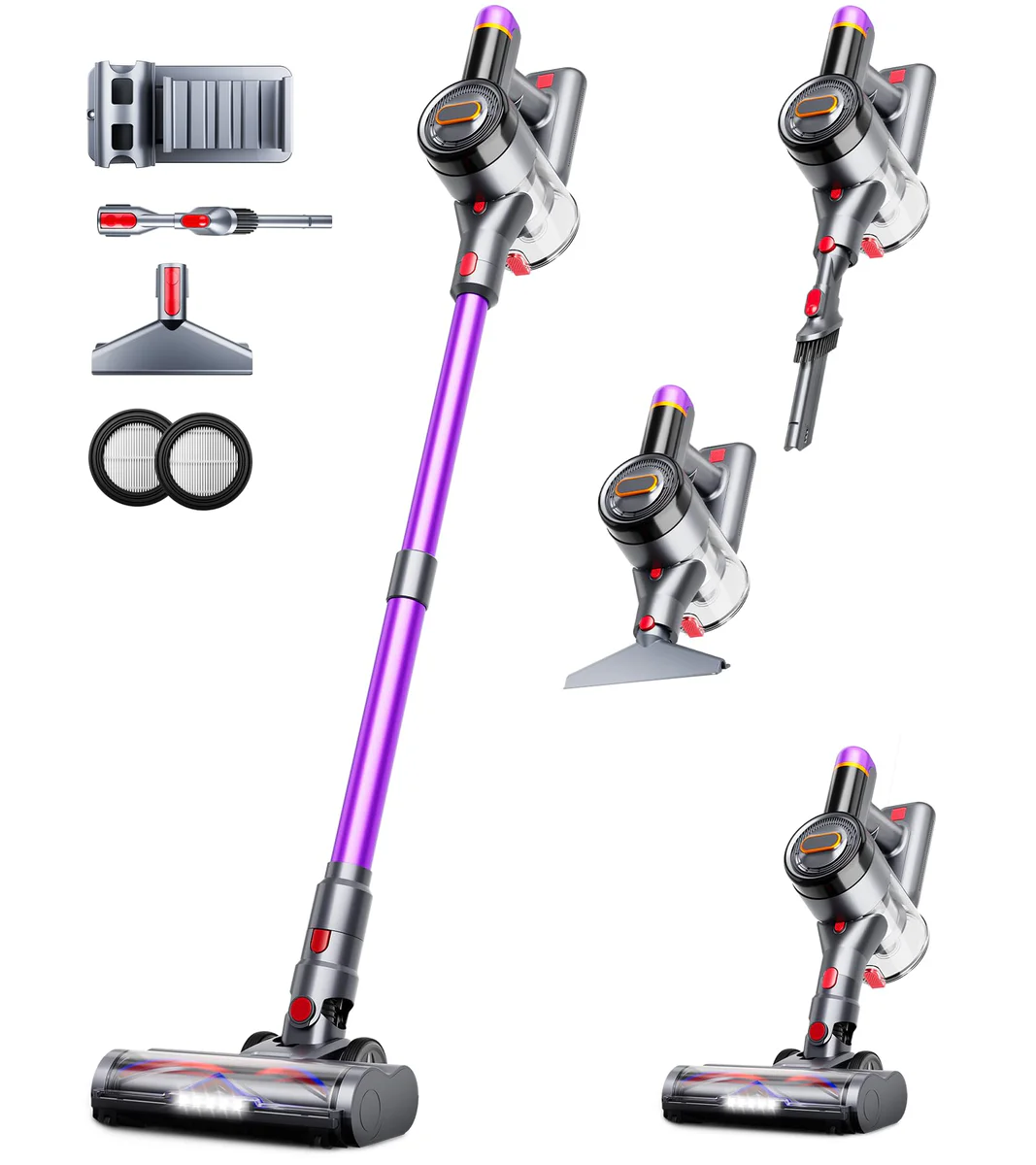VIAFLY Cordless Stick Vacuum Cleaner Lightweight