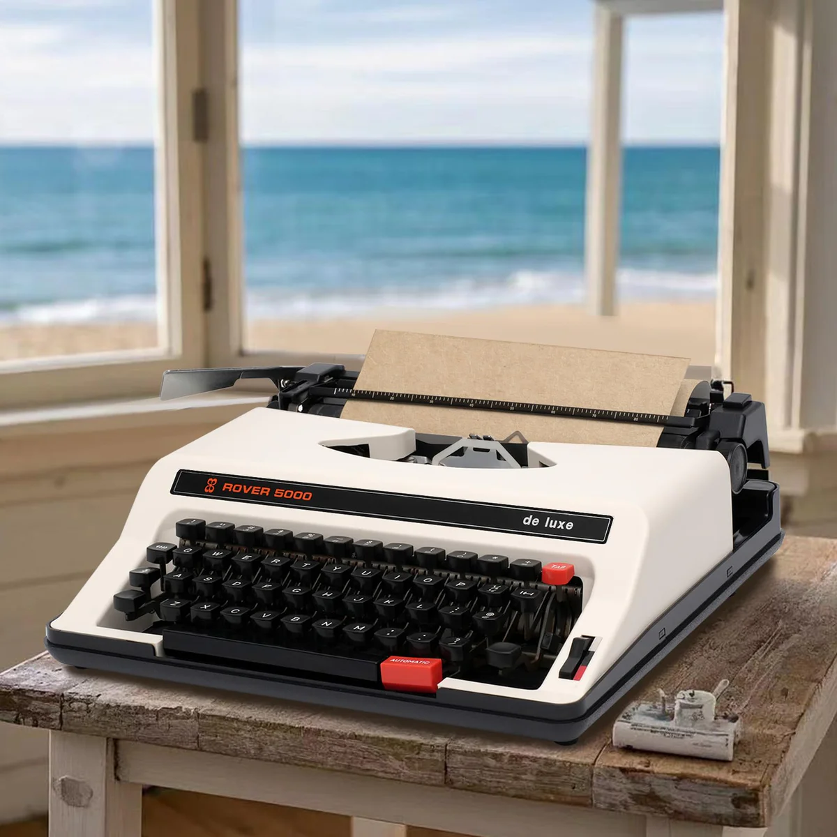 Rover 5000 de luxe Manual Typewriter with Travel Case