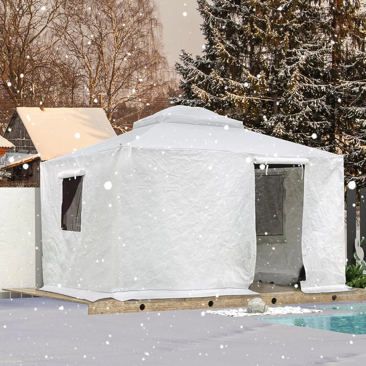 Domi Winter Gazebo Cover for Hardtop Gazebos