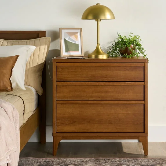 Better Homes & Gardens 3-Drawer Wood Nightstand