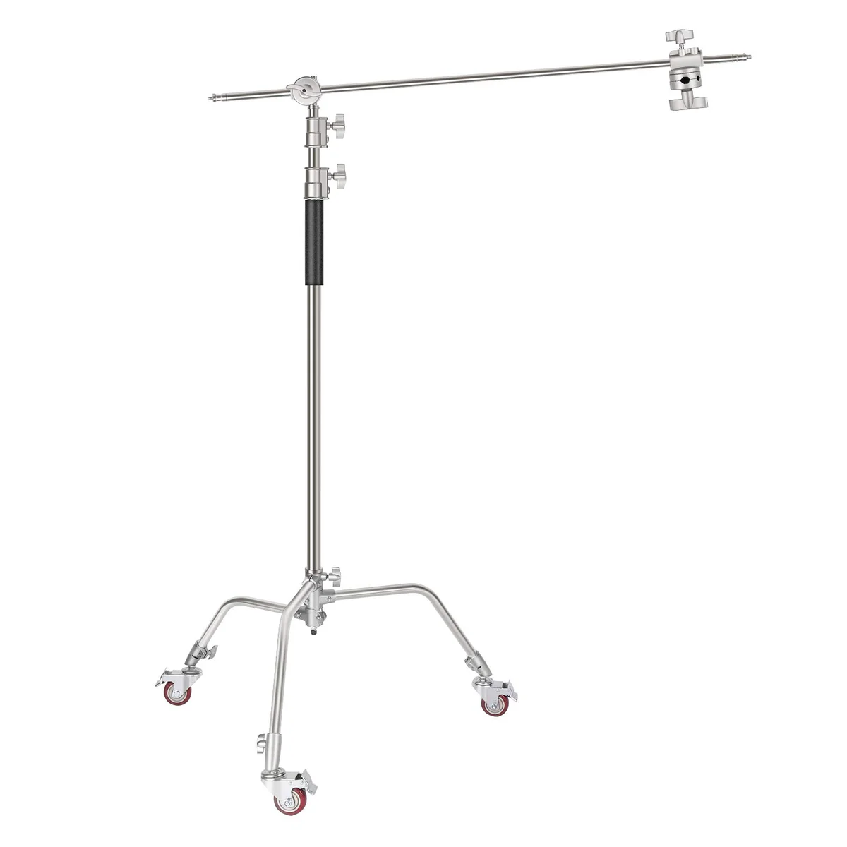 Neewer Pro Metal C Stand with Boom Arm & Casters