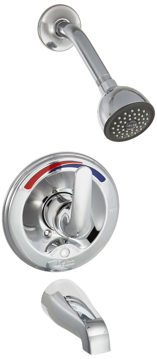 Delta Classic 13 Series Tub and Shower Trim Kit with Diverter