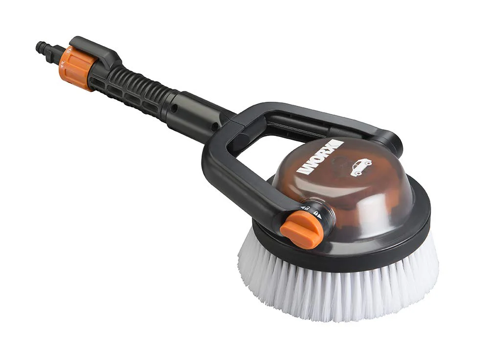 WORX Bristles, Quick Snap Connection WA1820 Hydroshot Adjustable Automotive Power Scrubber (Soft Bri