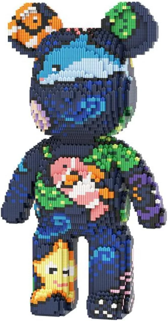 TIEDCWN Teddy Bear Micro Building Blocks Underwater World