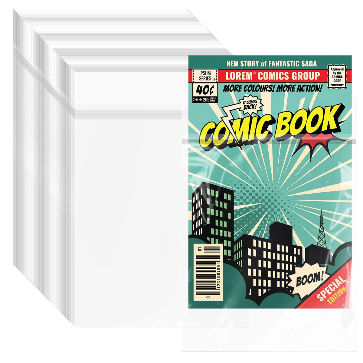 VOKOY Comic Book Bags